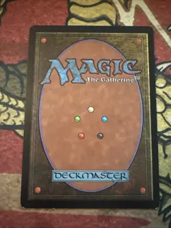 Mtg Magic Tempest Horned Sliver Ink Error Misprint Heavy Blank Ink Card - Image 5