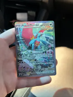 Pokemon Roaring Moon EX 251/182 Paradox Rift Special Illustration Card - Image 1