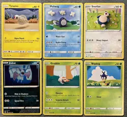 Pokemon Cards Lot Asoko Ito Crochet Style Rare Snorlax, Tynamo Poliwag Zubat +++ - Image 1