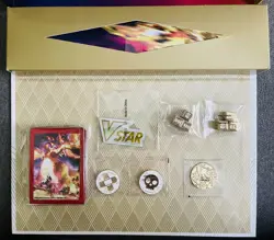 Pokemon Charizard Ultra Premium Collection Playmat Card Sleeves Metal Coin Dice - Image 1