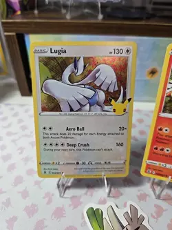 Pokemon TCG Celebrations Cards Lugia 22/25 & Ho-oh 1/25 Holo - Image 2