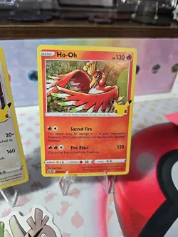 Pokemon TCG Celebrations Cards Lugia 22/25 & Ho-oh 1/25 Holo - Image 3