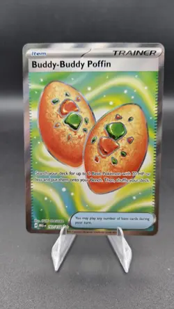 Buddy-buddy Poffin 167/132 Ultra Rare Full Art Mega Evolutions Pokemon TCG Card - Image 1