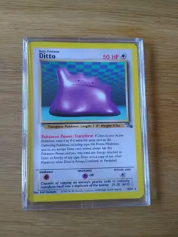 DITTO 18/62 NEAR MINT* NON HOLO Rare | FOSSIL | Pokemon card - Image 1