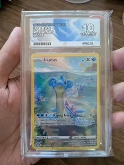 Pokemon Card Lapras GG05/GG70 Crown Zenith Gallarian Gallery ACE 10 GEM MINT - Image 1