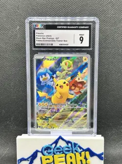 (CGC 9) Pikachu 027 Sv: Scarlet & Violet Promo Cards Holo - Image 1
