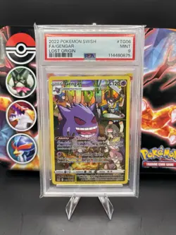 PSA 9 Pokemon Gengar Trainer Gallery Holo Card TG06/TG30 Swsh11: Lost Origin - Image 1