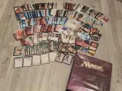 Magic The Gathering MTG 514 Card Bundle With Binder 1995,1996,1997 Mint Vintage - Image 1