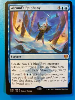 MTG 1x Alrund's Epiphany Kaldheim Modern Magic the Gathering Card x1 NM - Image 1