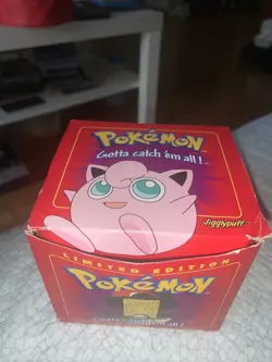 1999 Burger King BK Pokemon 24K Gold Plated Trading Card JigglyPuff PokeBall Box - Image 1