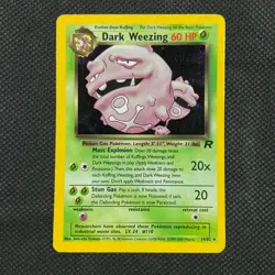Pokemon Dark Weezing 14/82 Team Rocket Holo Card - Image 1