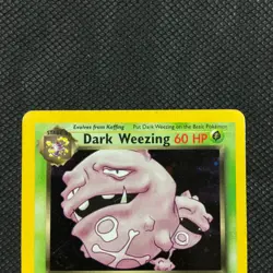 Pokemon Dark Weezing 14/82 Team Rocket Holo Card - Image 2