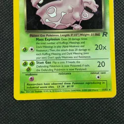 Pokemon Dark Weezing 14/82 Team Rocket Holo Card - Image 3