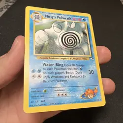 Misty's Poliwrath 31/132 Gym Heroes Rare Pokemon Card MP - Image 4