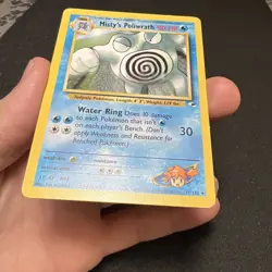 Misty's Poliwrath 31/132 Gym Heroes Rare Pokemon Card MP - Image 5