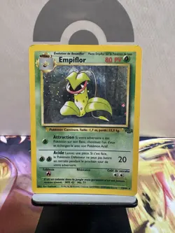 Pokemon Empiflor Jungle Card 14/64 French Edition Holo LP-MP (Victreebell) - Image 1