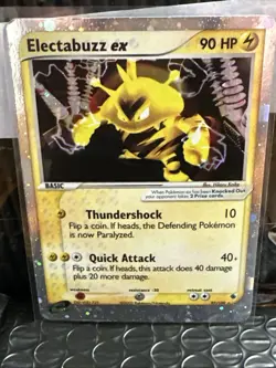 Pokemon Card 2003 EX Ruby & Sapphire - Electabuzz ex - Holo 97/109 LP Card - Image 1
