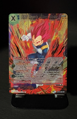 SSG Vegeta Silent Strike BT16-022 SR Foil Dragon Ball Super Card Game Near Mint - Image 1