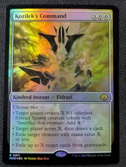 MTG Modern Horizons 3 Kozilek's Command FOIL NM/M Pack Fresh - Image 1
