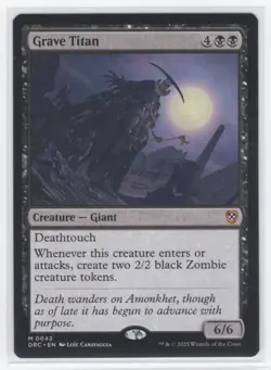 #42 2025 Aetherdrift Commander Grave Titan Mythic - Image 1