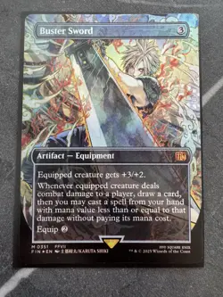 Buster Sword (Borderless) Final Fantasy Foil - Image 1