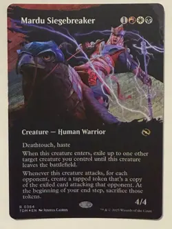 Mardu Siegebreaker Borderless Foil - Tarkir: Dragonstorm MTG Magic the Gathering - Image 1