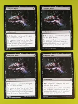 Vampiric Rites x4 Battle for Zendikar 4x Magic the Gathering MTG - Image 1
