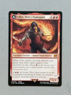 Clive, Ifrit's Dominant - MTG Final Fantasy FIN #133 - NM - Image 1