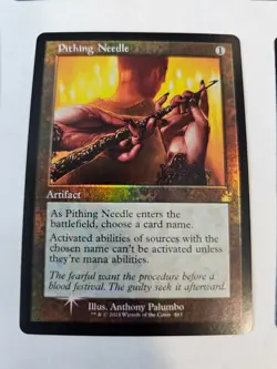 MTG - Pithing Needle FOIL Retro Frame - Ravnica Remastered - Image 1