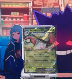 Pokemon S&V Journey Together Amoonguss EX Double Rare Holo Card 11/159 - Image 2