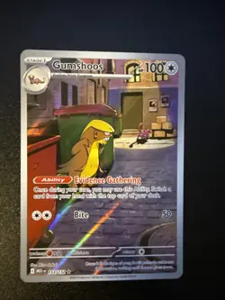 Pokemon TCG Gumshoos Illustration Rare #153/132 Mega Evolutions NM/M - Image 1