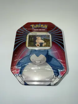 Exclusive Pokemon Knock Out Snorlax Collector's Tin - Factory Sealed, Rare Find - Image 1