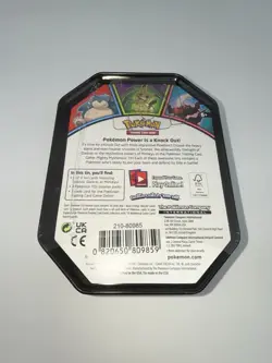 Exclusive Pokemon Knock Out Snorlax Collector's Tin - Factory Sealed, Rare Find - Image 2