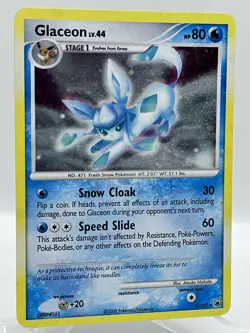 Glaceon 5/100 D&P Magestic Dawn Holo Rare 2008 Vintage Pokemon TCG Card - Image 2