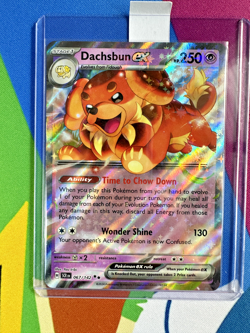 Pokemon - Dachsbun ex - 067/142 - SV07: Stellar Crown - Holo - Double Rare NM - Image 2