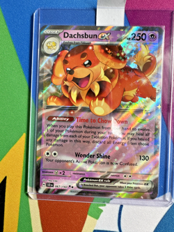 Pokemon - Dachsbun ex - 067/142 - SV07: Stellar Crown - Holo - Double Rare NM - Image 4