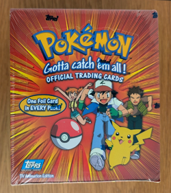 Pokemon ~ Topps Series 1 - Animation Edition ~ Sealed Booster Box !! 41116107528 - Image 1