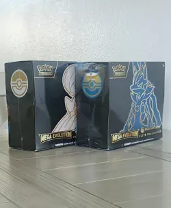 Pokemon Center Mega Evolution Gardevoir & Lucario ETB Elite Trainer Box Set Of 2 - Image 1