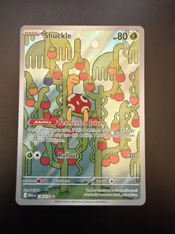 Shuckle 136/132 - ME01: Mega Evolution Pokemon Illustration Rare Holo - Image 1