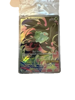 POKEMON BULBASAUR 133/132 MEGA EVOLUTION BOX TOPPER PROMO 2025 - Image 1
