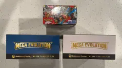 Pokemon Center Mega Evolution Both ETBs & Enhanced Booster Box IN HAND - Image 5