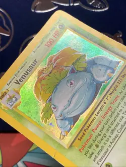 Pokemon TCG Venusaur 18/130 Base Set 2 WOTC Vintage Holo 1999-2000 HP - Image 5