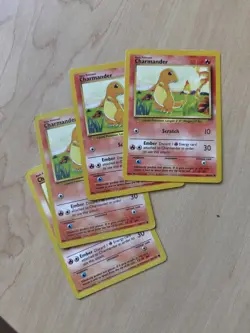 Pokemon Charmander Base Set 46/102 Common HP - Image 2