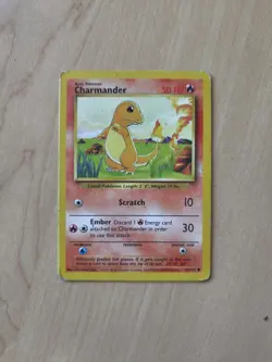 Pokemon Charmander Base Set 46/102 Common HP - Image 4