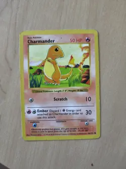 Pokemon Charmander Base Set 46/102 Common HP - Image 5