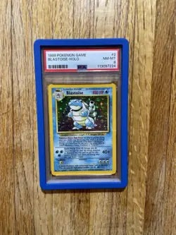 Blastoise Holo (2/102) - PSA 8 - 1999 Base Set Unlimited Rare Vintage - Pokemon - Image 1