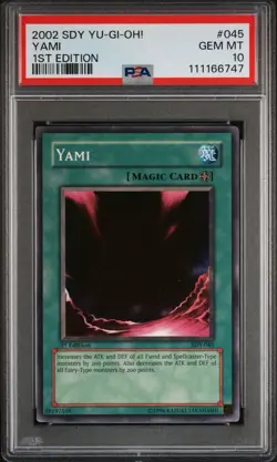 2002 Yu-Gi-Oh! Yami Starter Deck Yugi SDY 1st Edition Common PSA 10 - Image 1