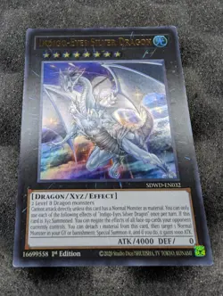 Indigo-Eyes Silver Dragon - SDWD-EN032 Ultra Rare 1st Ed NM Yugioh - Image 1