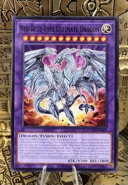 Yugioh! Neo Blue-Eyes Ultimate Dragon SDWD-EN035 Common Near Mint - Image 1