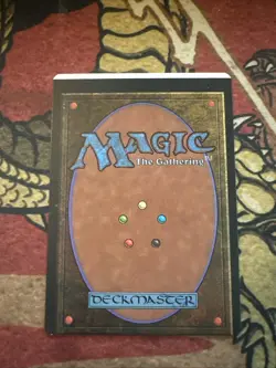 Mtg Magic 4th Edition Miscut Back Sheet Edge Misprint Error Card - Image 2